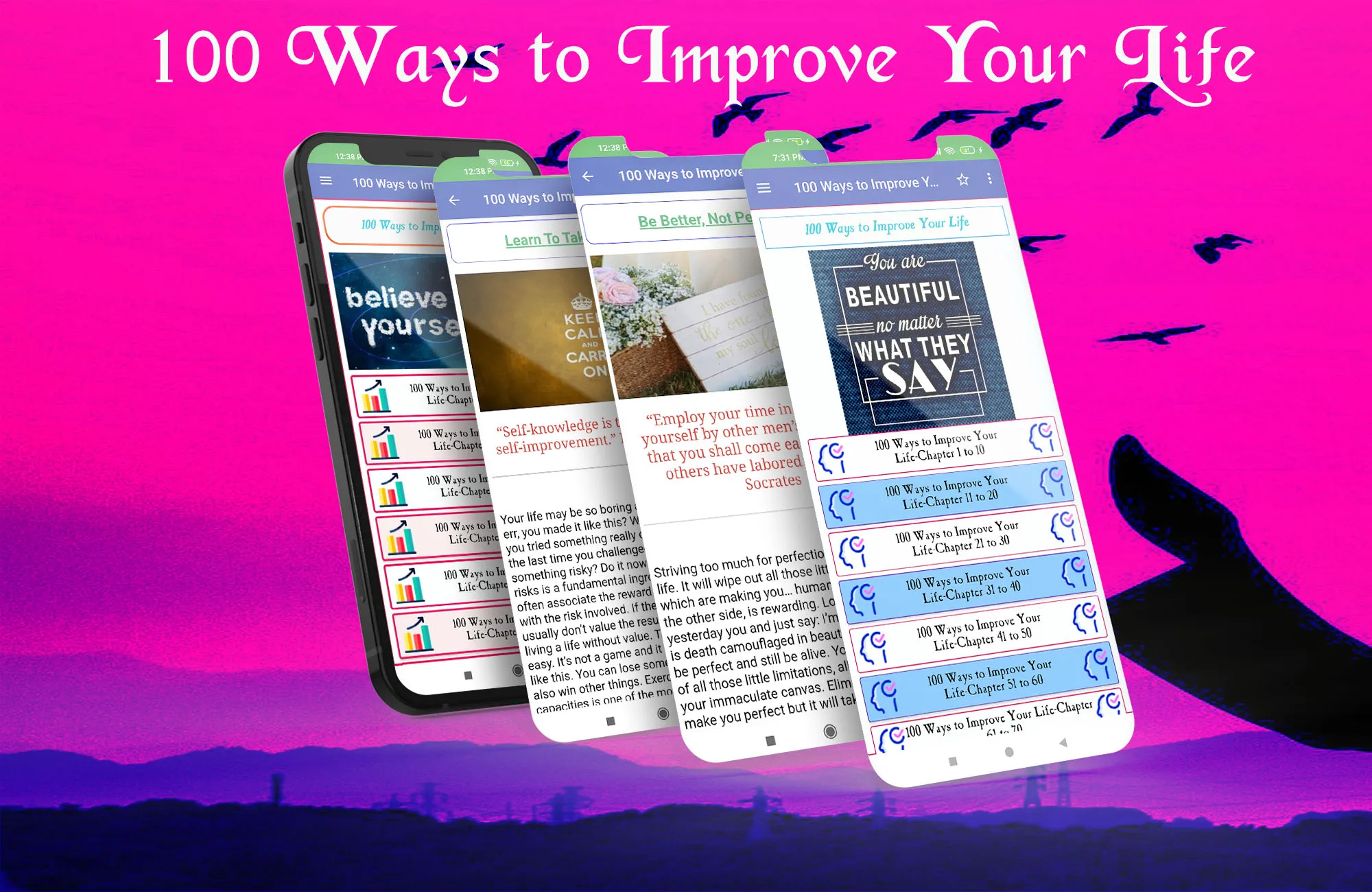 100 Ways to Improve Your Life | Indus Appstore | Screenshot