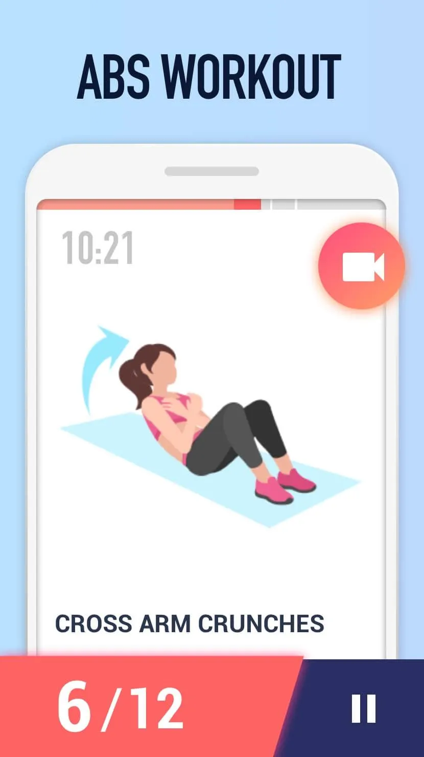 Abs Workout - Burn Belly Fat | Indus Appstore | Screenshot