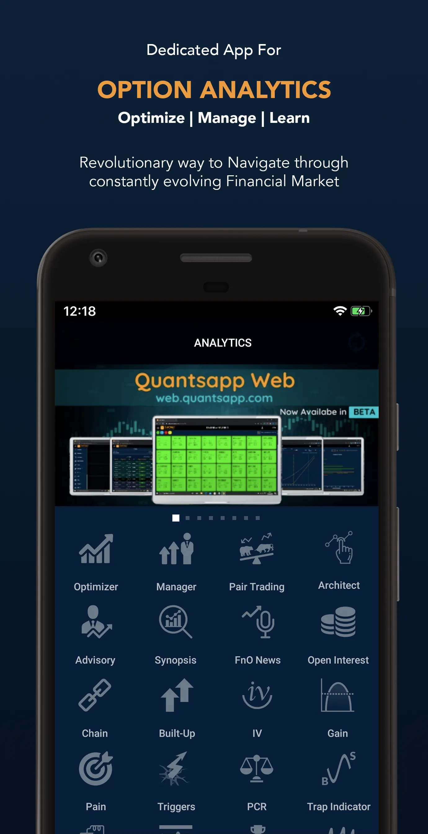 Quantsapp Option Trading India | Indus Appstore | Screenshot