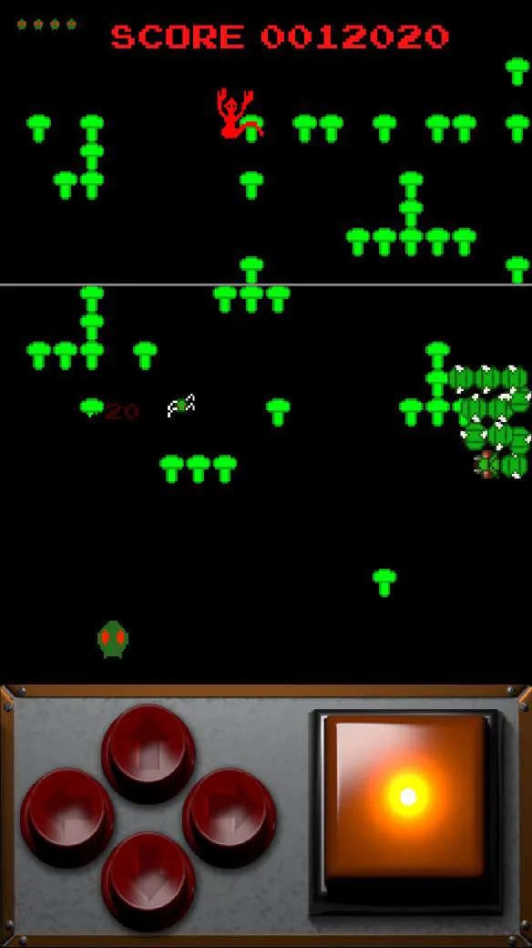 Retro Centipede infest | Indus Appstore | Screenshot