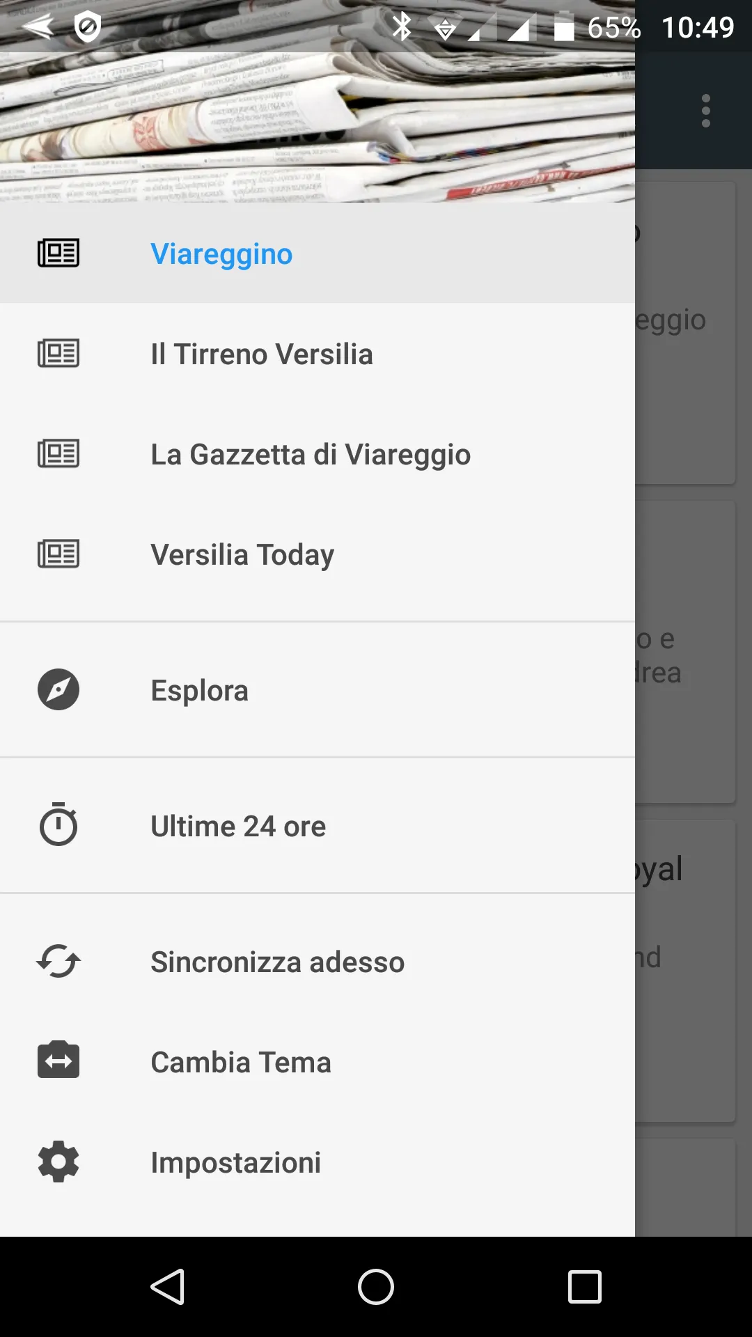 Viareggio notizie locali | Indus Appstore | Screenshot