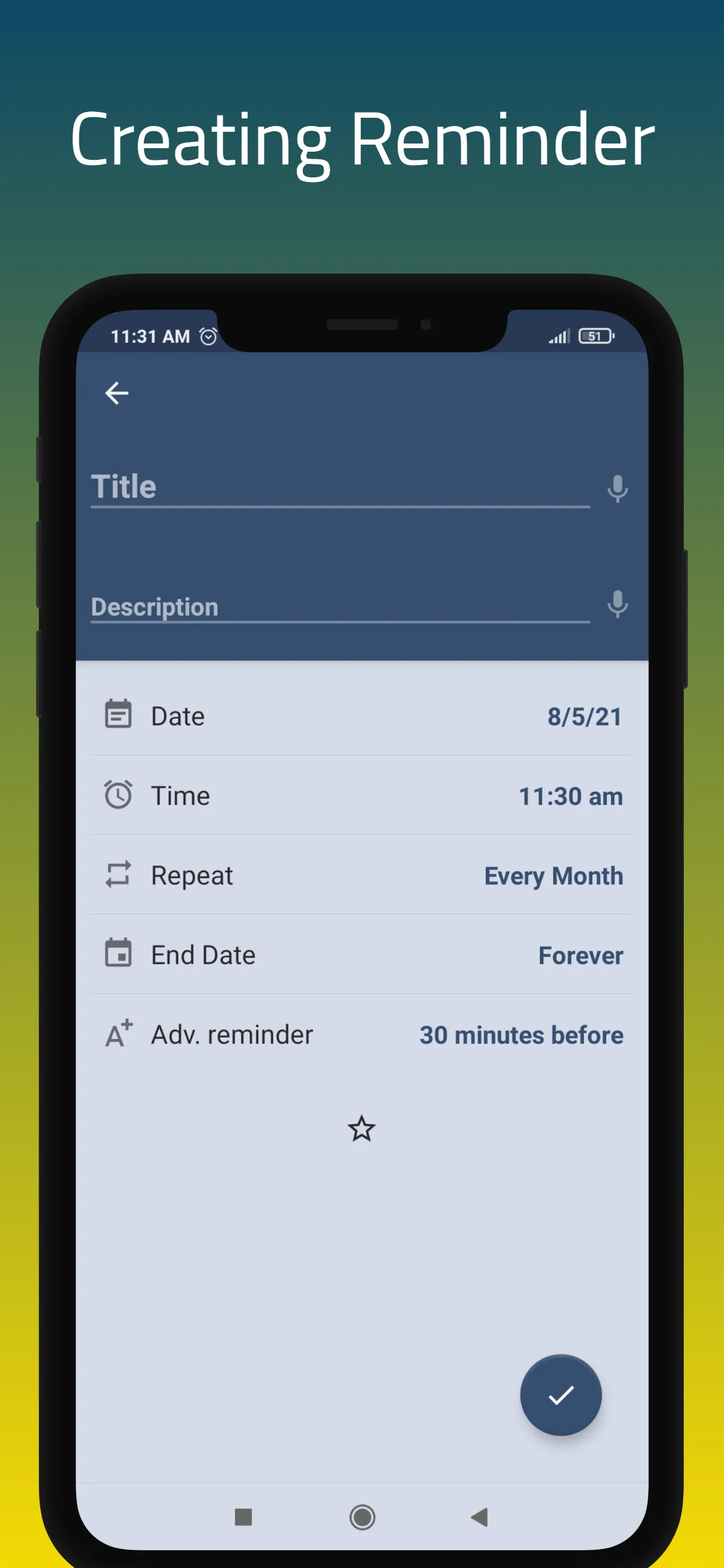 Reminder - Easy ToDo Reminders | Indus Appstore | Screenshot