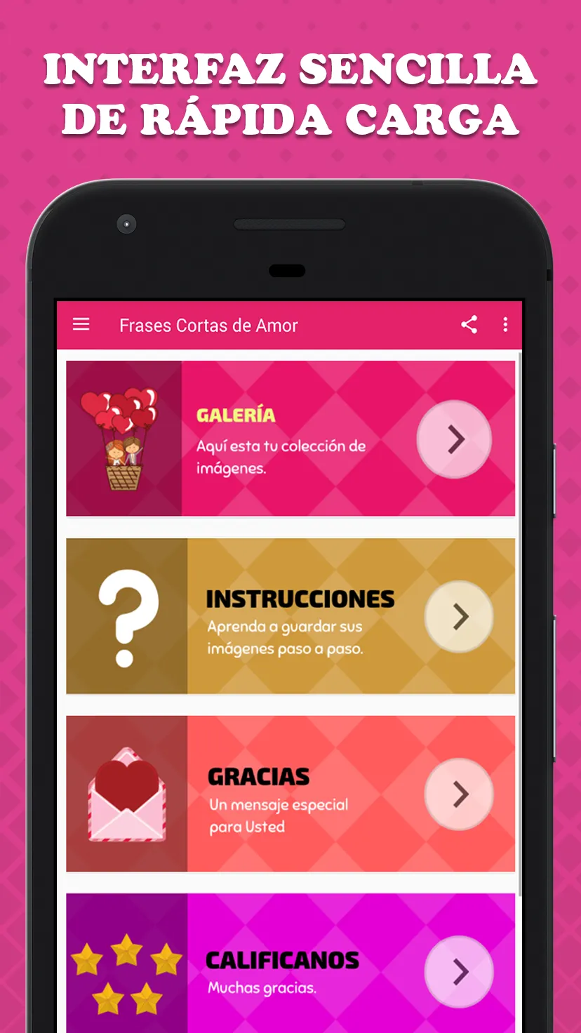 Frases Cortas de Amor | Indus Appstore | Screenshot