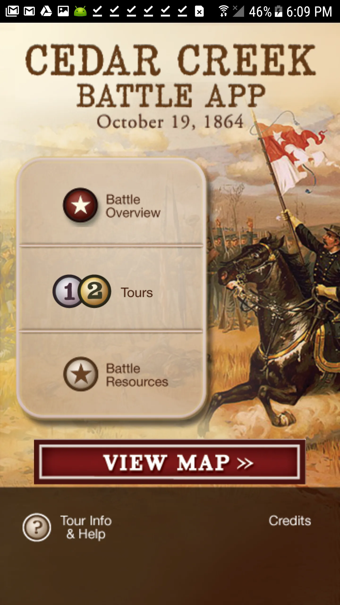 Cedar Creek Battle App | Indus Appstore | Screenshot