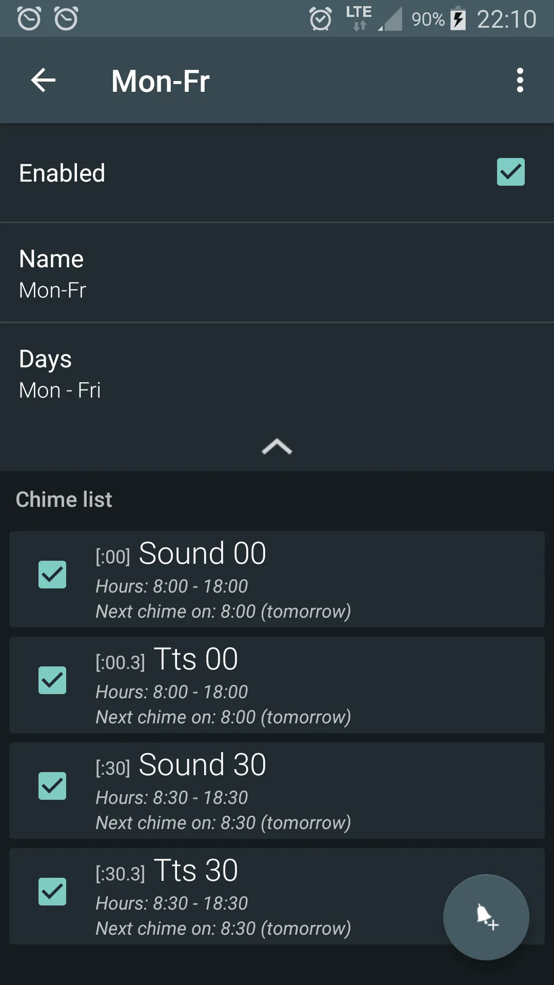 Hourly chime | Indus Appstore | Screenshot