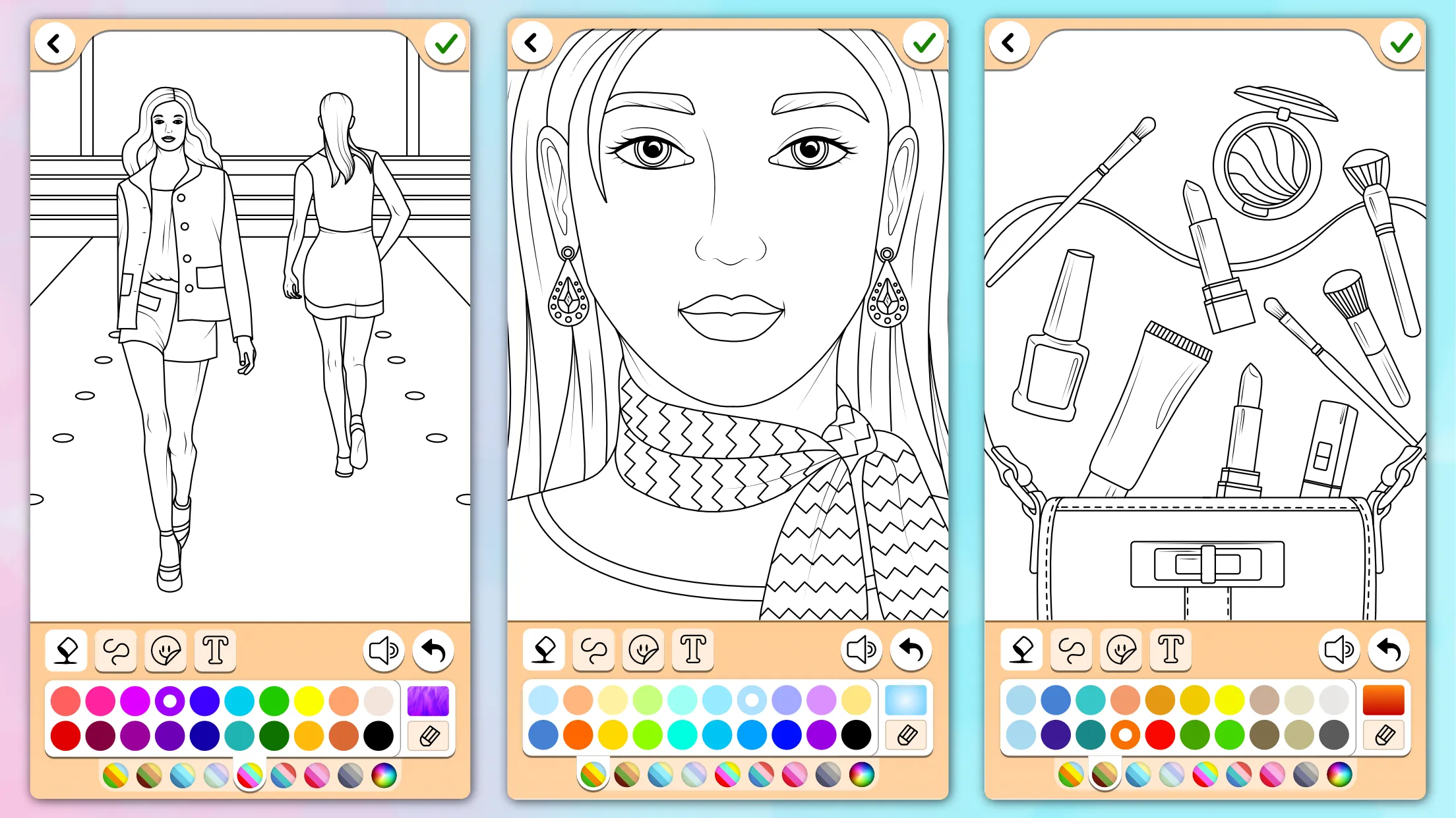 Fashion Coloring Pages | Indus Appstore | Screenshot