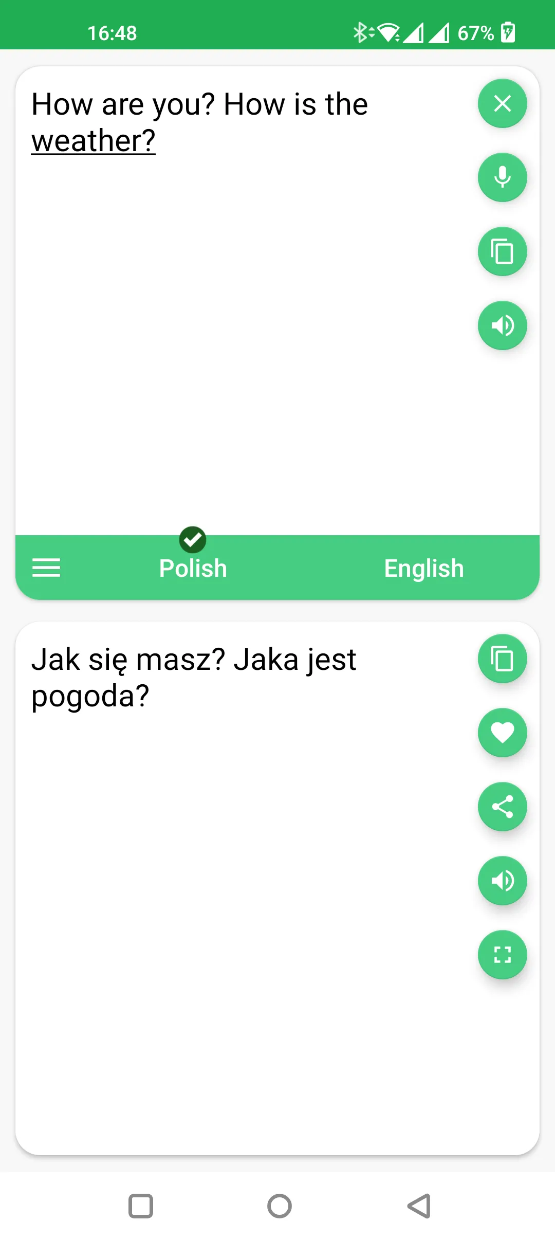 Polish - English Translator | Indus Appstore | Screenshot