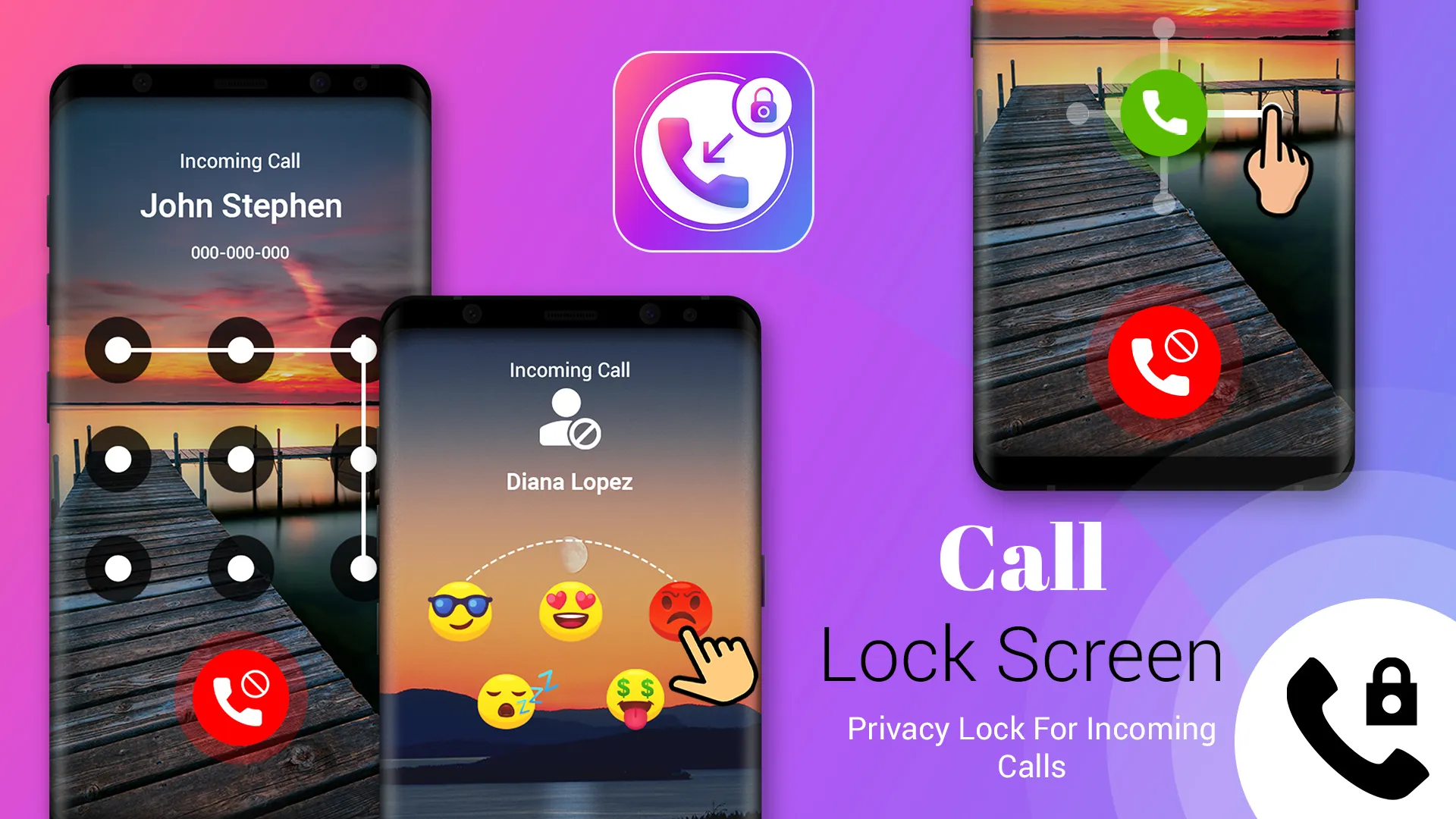 Incoming Call Lock Screen | Indus Appstore | Screenshot