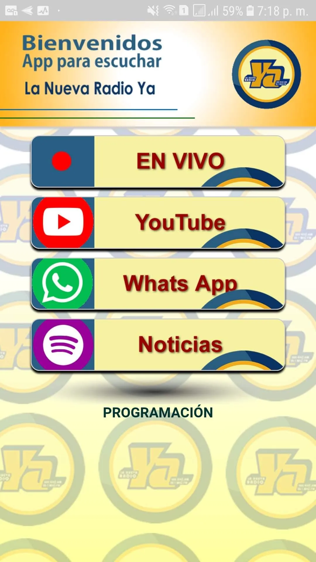 Nueva Radio Ya - Nicaragua | Indus Appstore | Screenshot