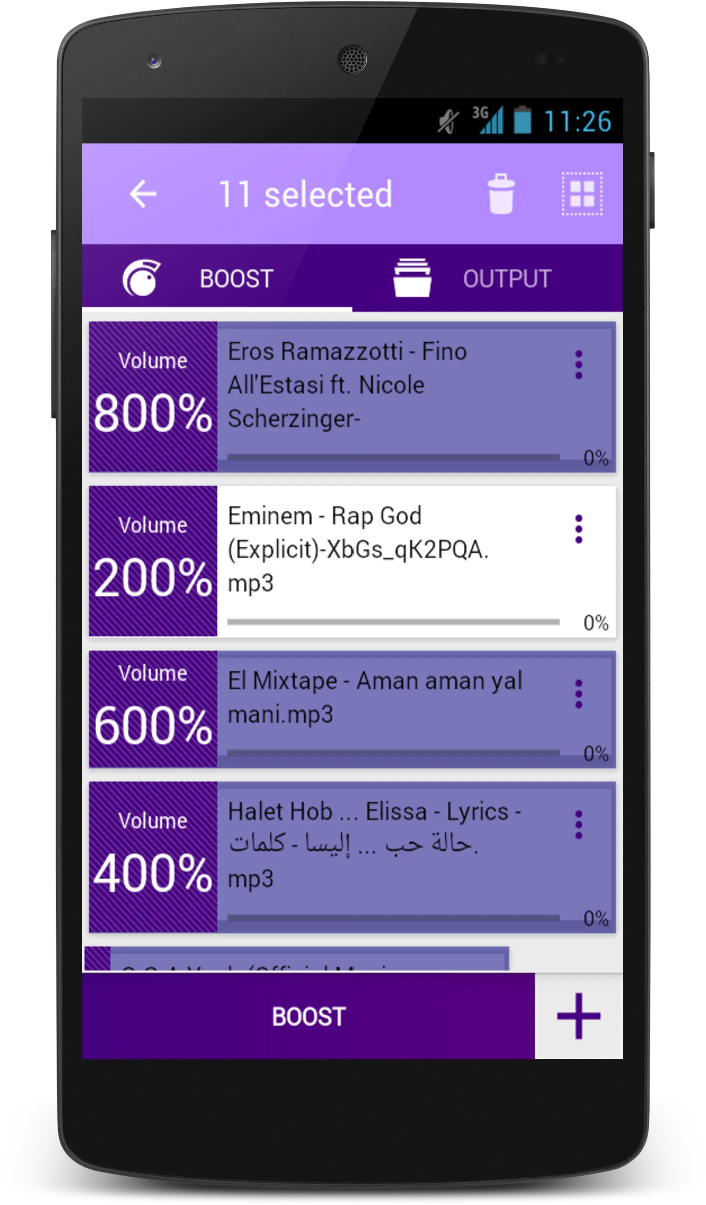 MP3 VOLUME BOOSTER GAIN LOUD | Indus Appstore | Screenshot