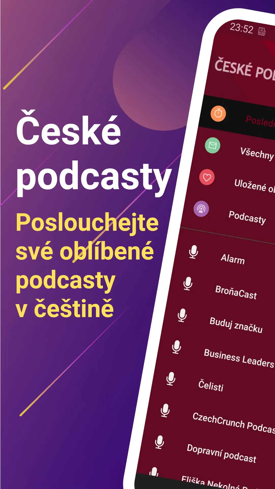 České Podcasty | Indus Appstore | Screenshot