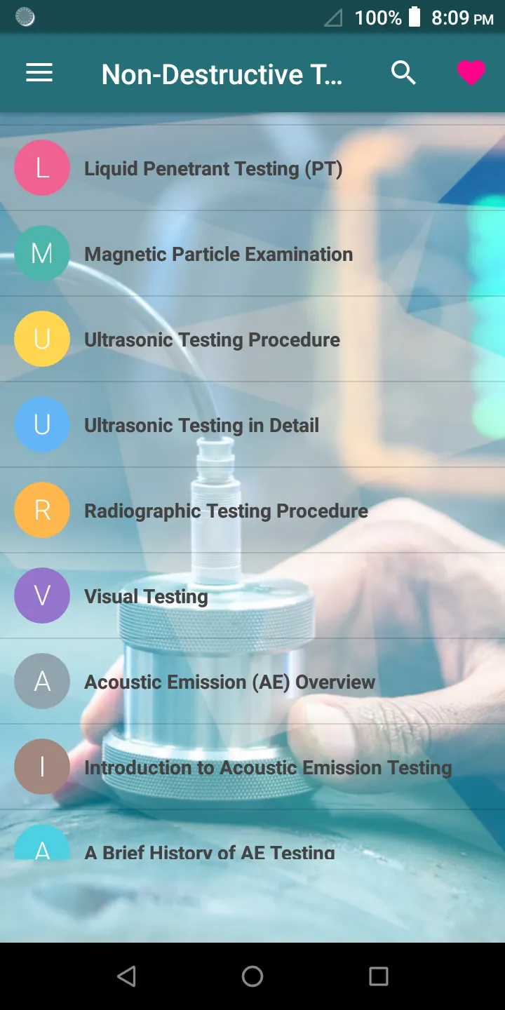 Non-Destructive Testing (NDT) | Indus Appstore | Screenshot