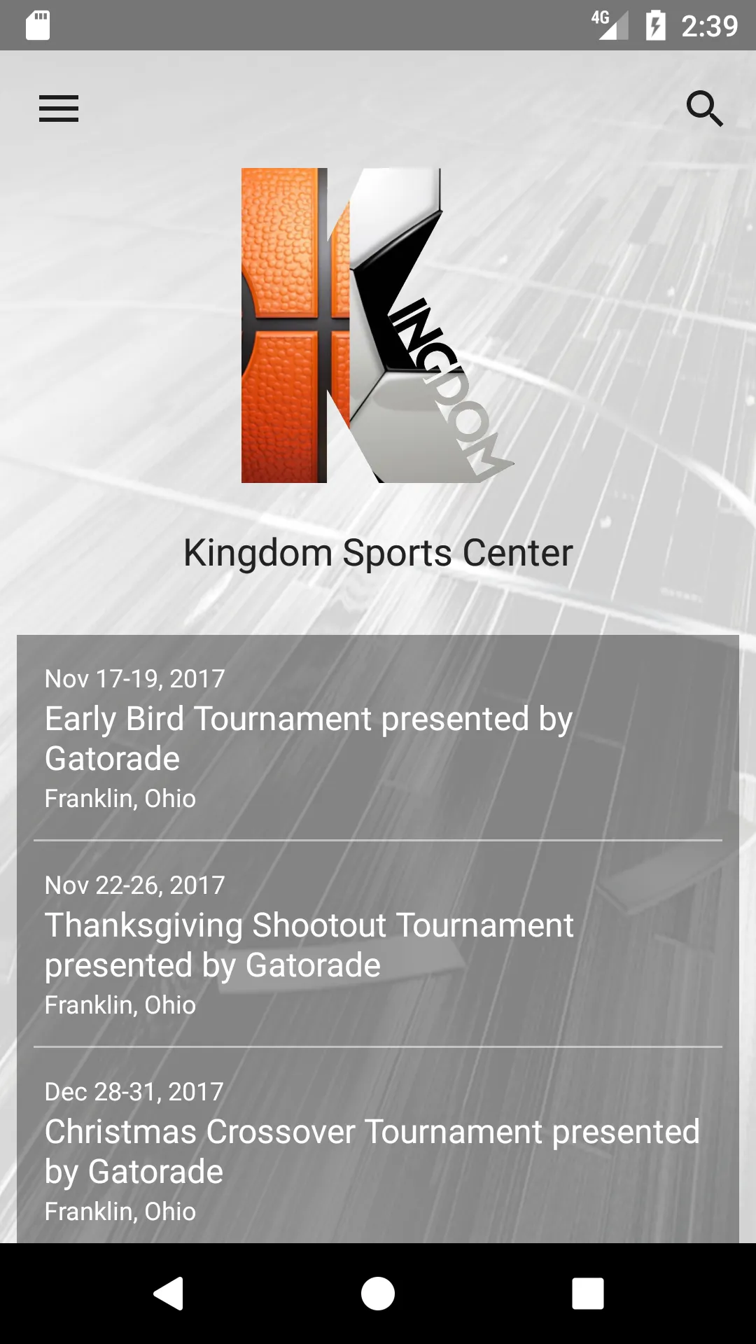 Kingdom Sports Center | Indus Appstore | Screenshot