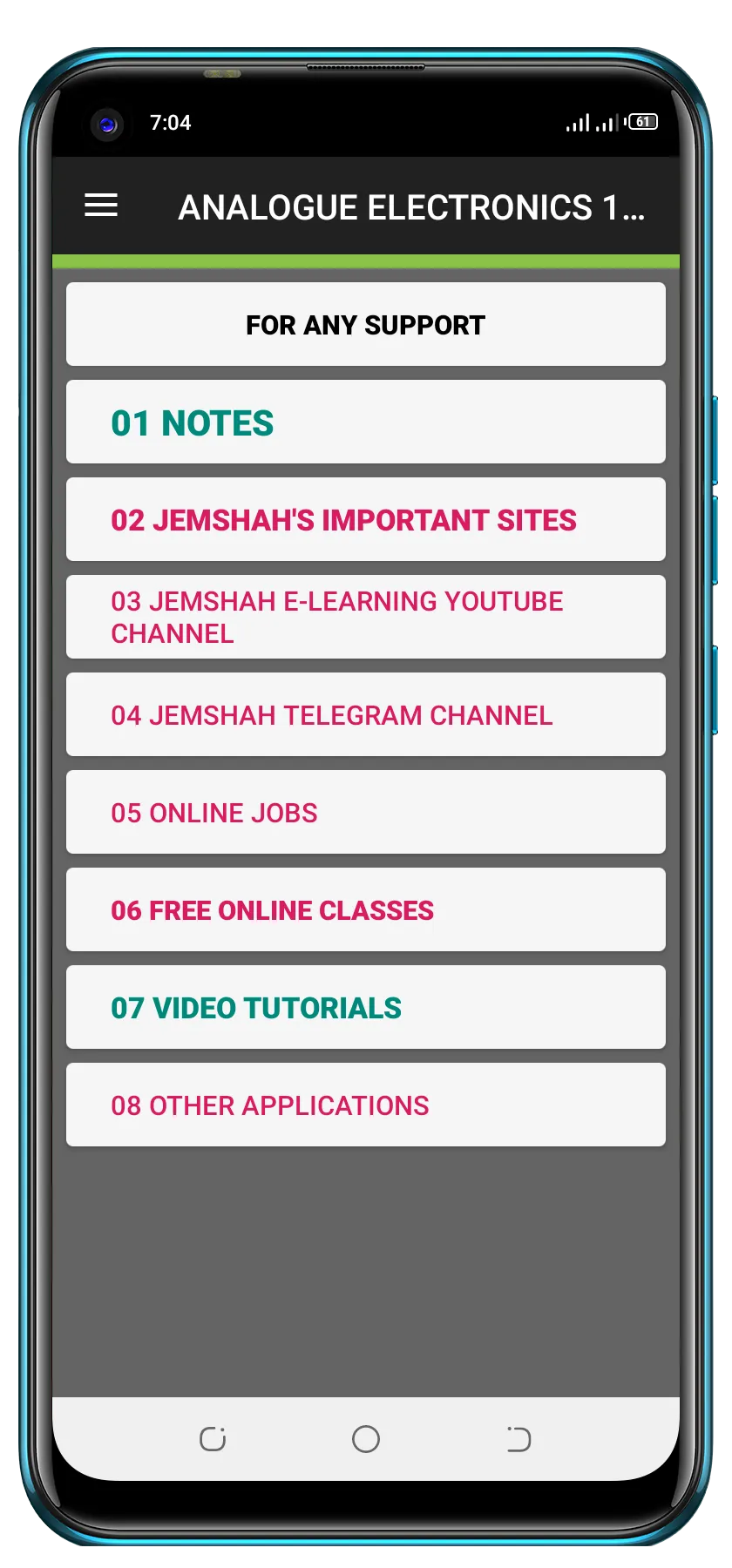 ANALOGUE ELECTRONICS 1 NOTES | Indus Appstore | Screenshot