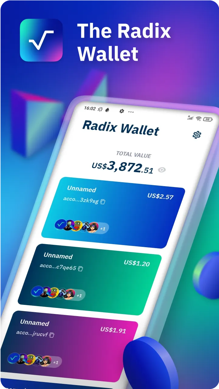 Radix Wallet | Indus Appstore | Screenshot