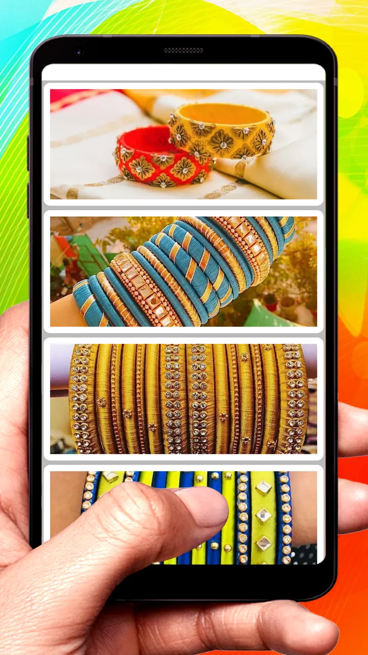 Silk Thread Bangle Design | Indus Appstore | Screenshot