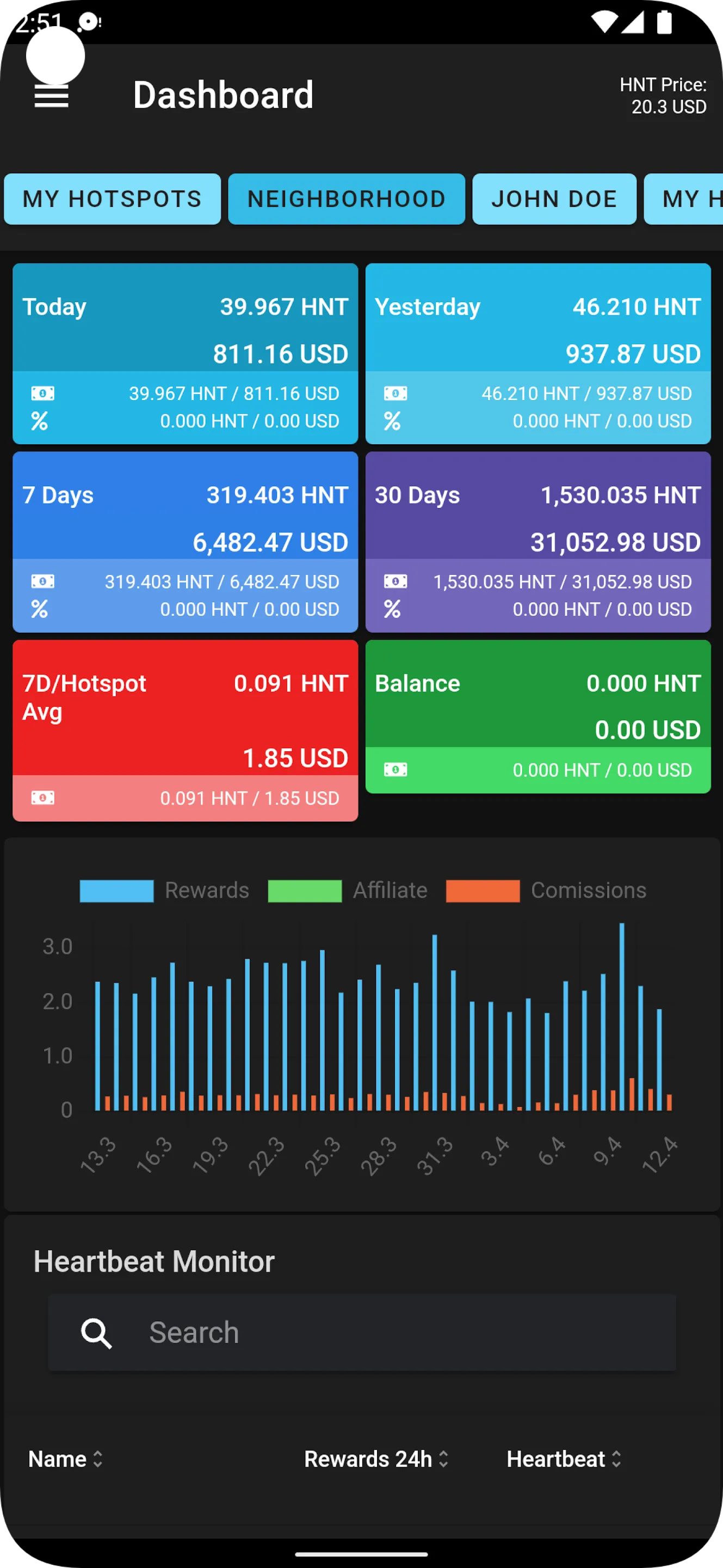 HeliumTracker.io | Indus Appstore | Screenshot