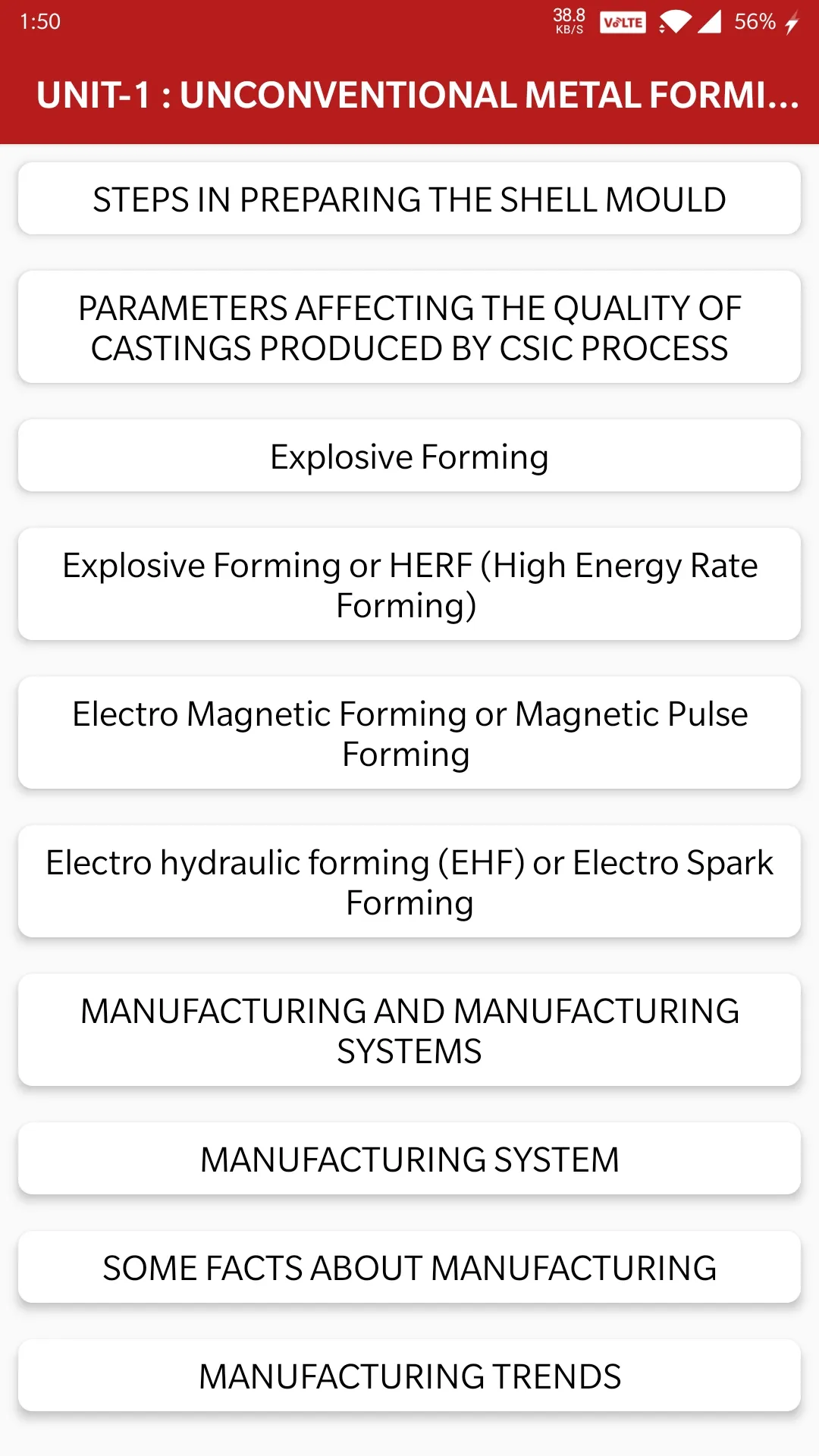 Manufacturing Science - 1 | Indus Appstore | Screenshot