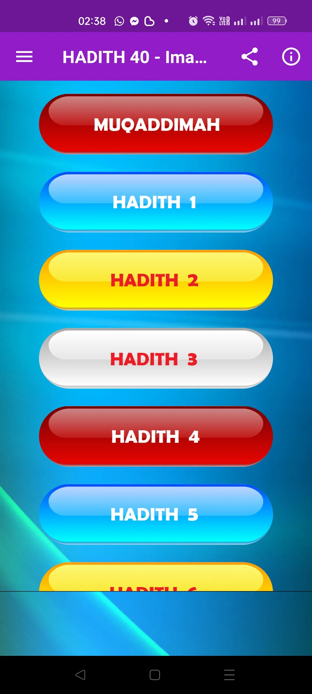 Hadis 40 IMAM AN-NAWAWI | Indus Appstore | Screenshot