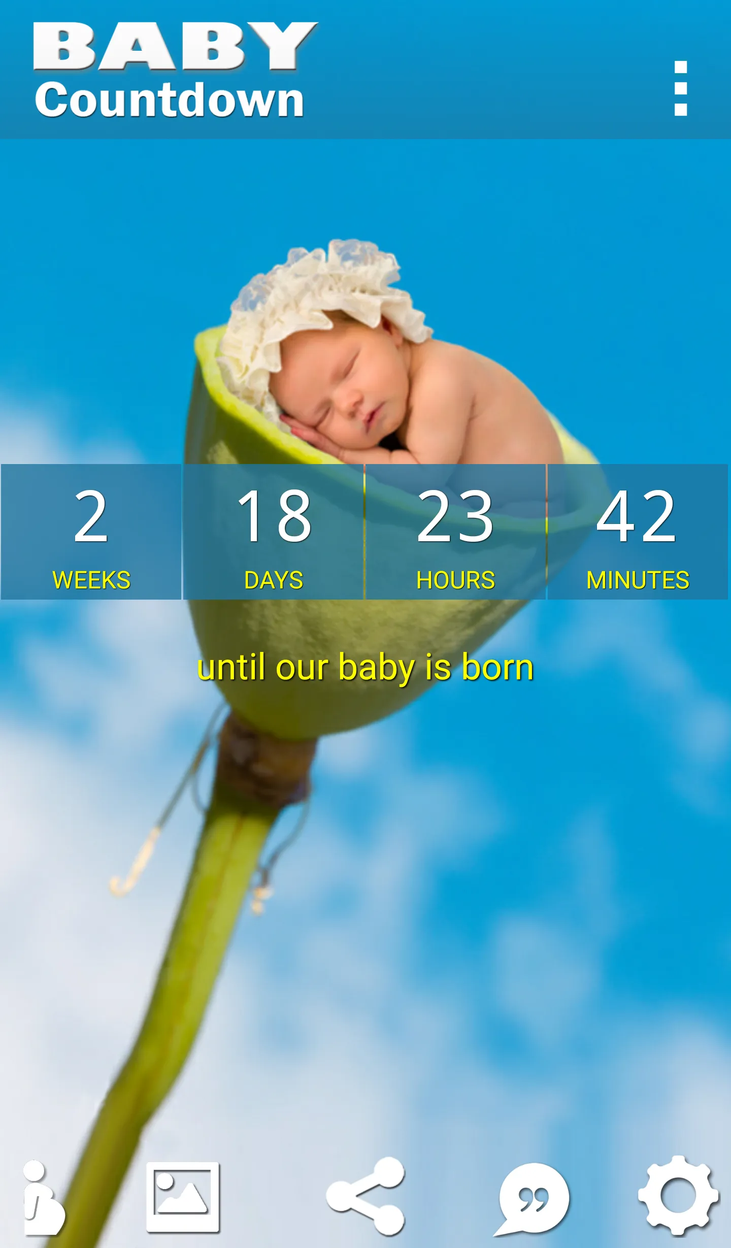 Baby Countdown - My Pregnancy | Indus Appstore | Screenshot