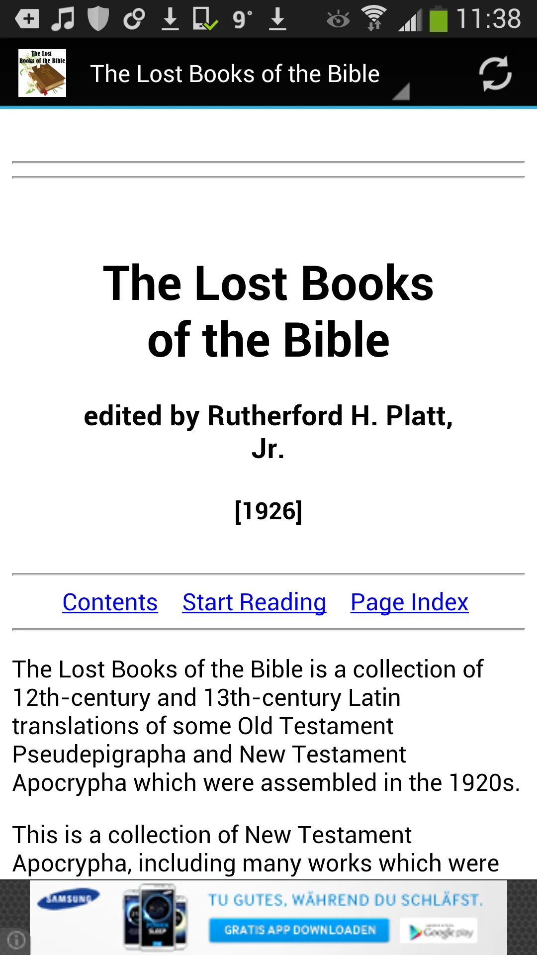 The Lost Books of the Bible | Indus Appstore | Screenshot