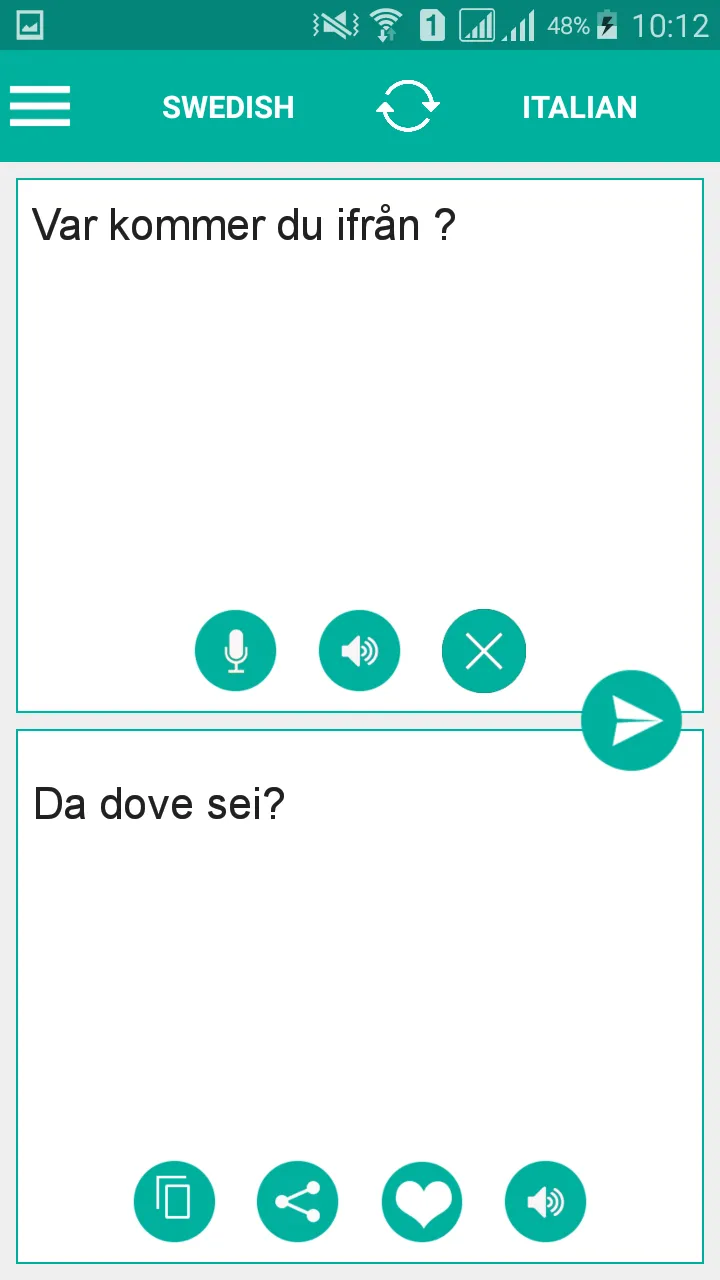 Swedish Italian Translator | Indus Appstore | Screenshot