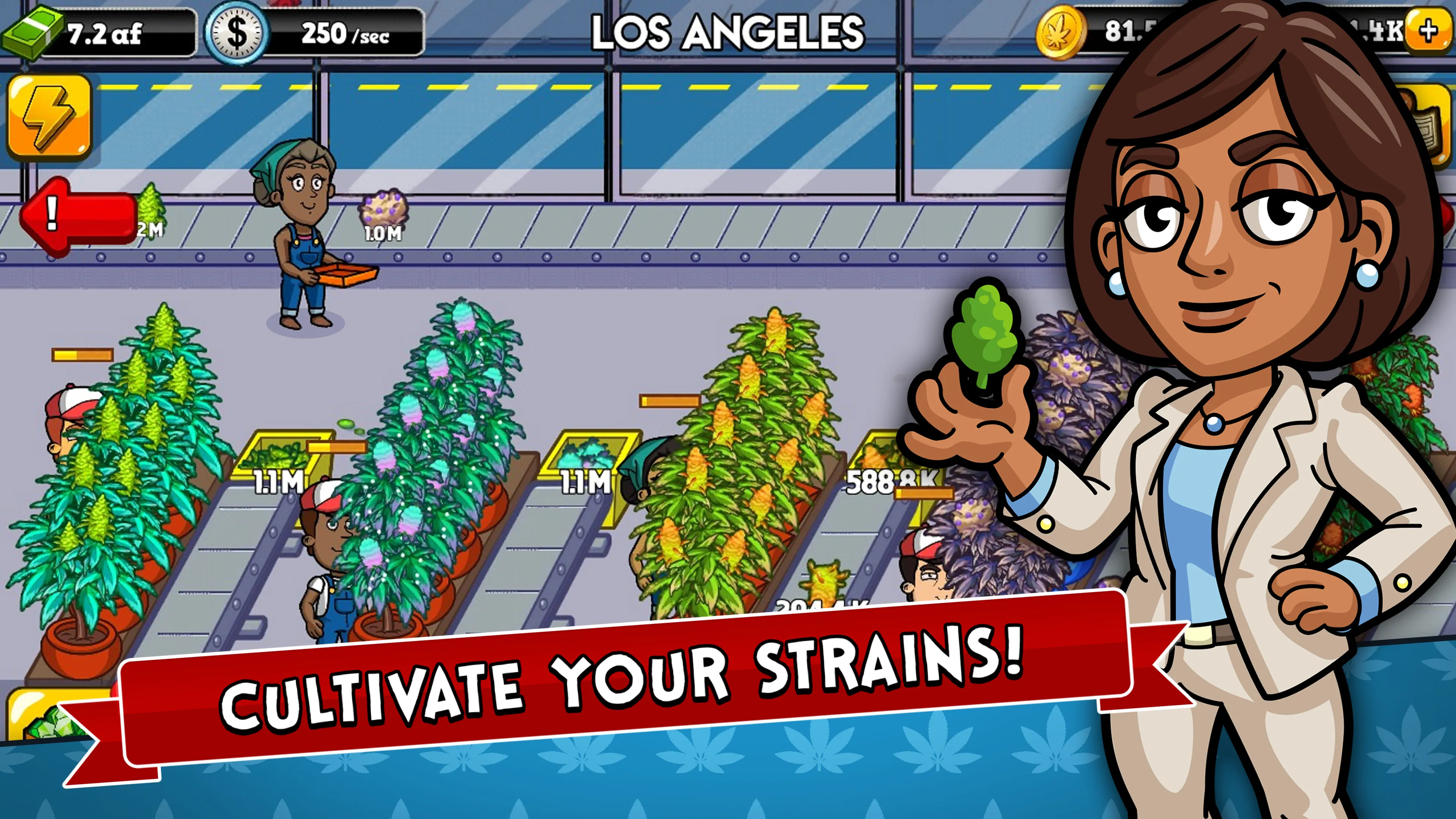 Weed Inc: Idle Tycoon | Indus Appstore | Screenshot