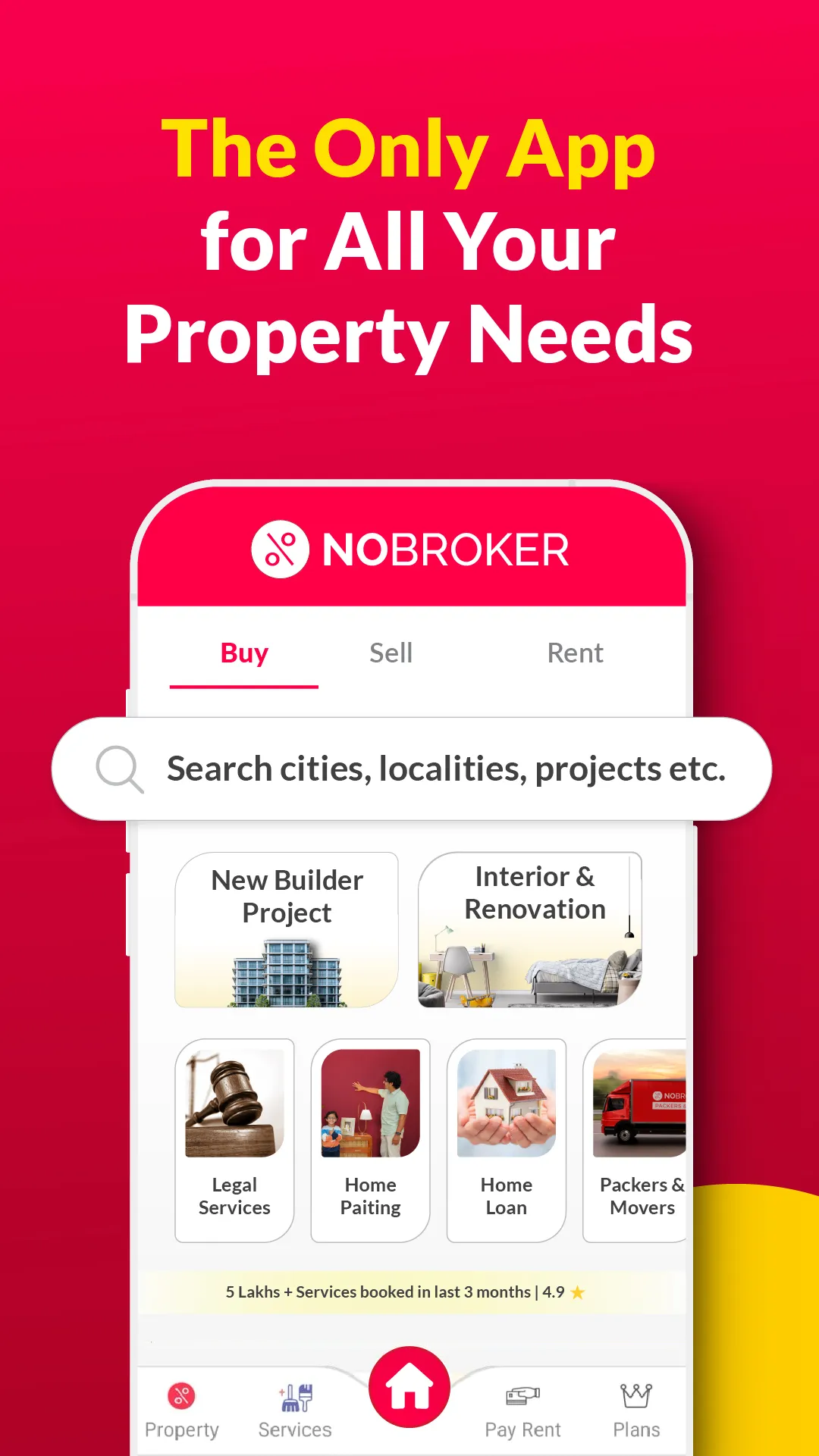 NoBroker Rent, Buy, Sell Flats | Indus Appstore | Screenshot