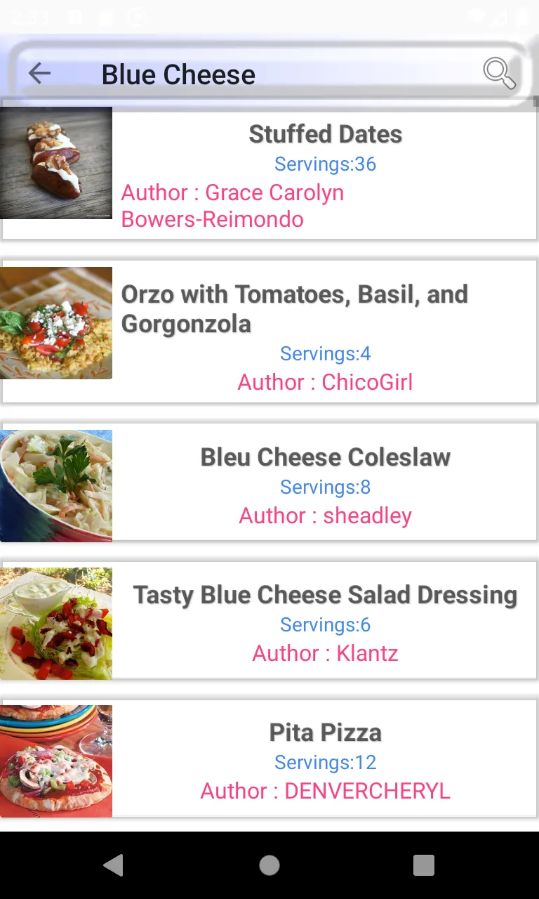 Blue cheese recipe | Indus Appstore | Screenshot