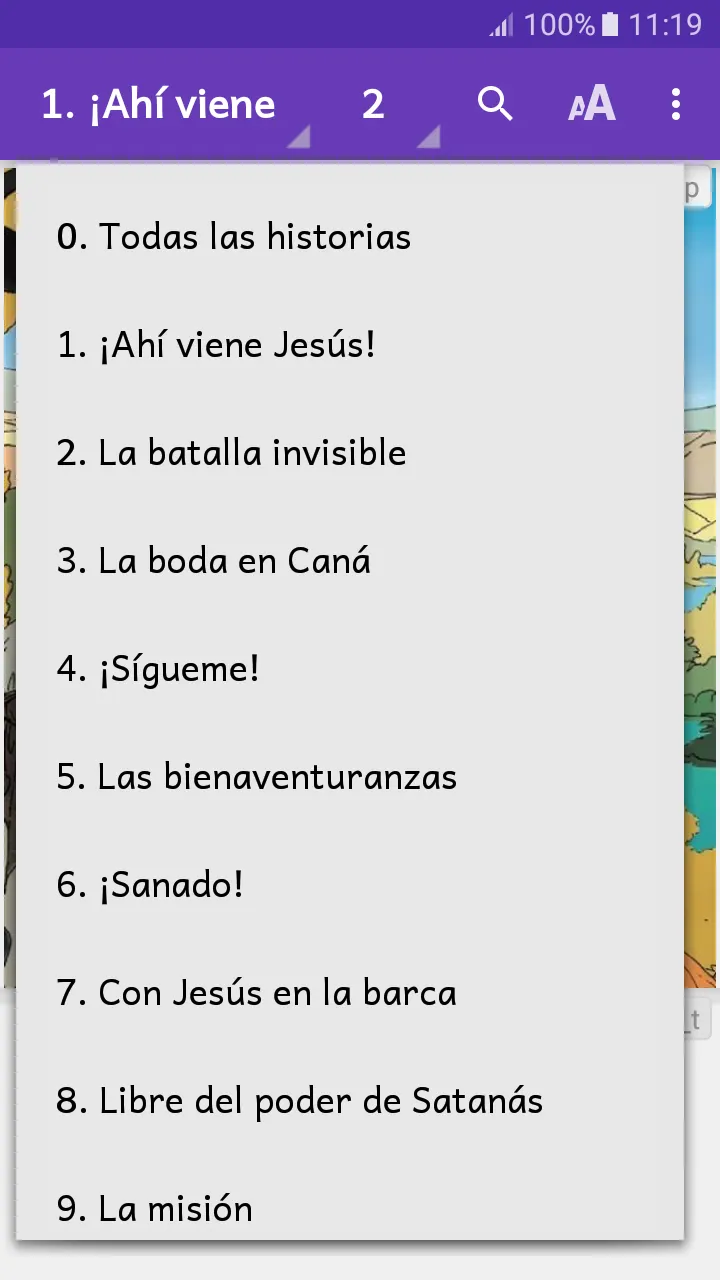 Spanish comic Jesús, El Mesías | Indus Appstore | Screenshot