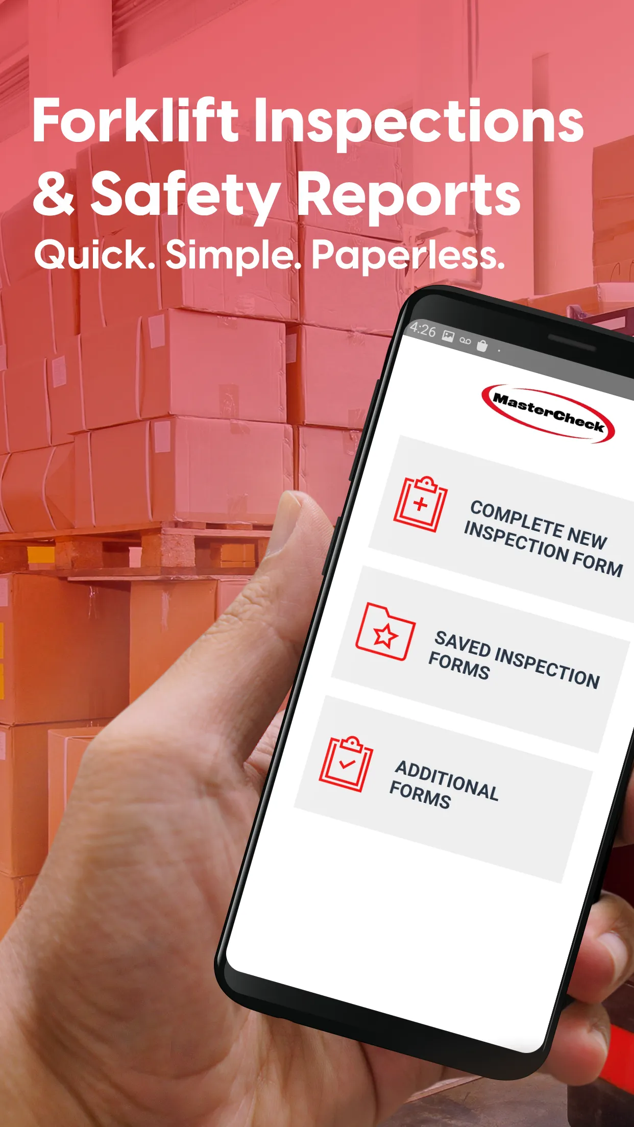 MasterCheck: Inspect Forklifts | Indus Appstore | Screenshot