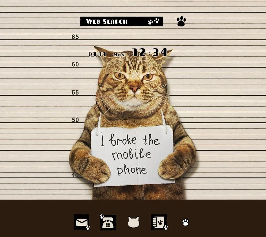 Cat Mug Shot Theme | Indus Appstore | Screenshot