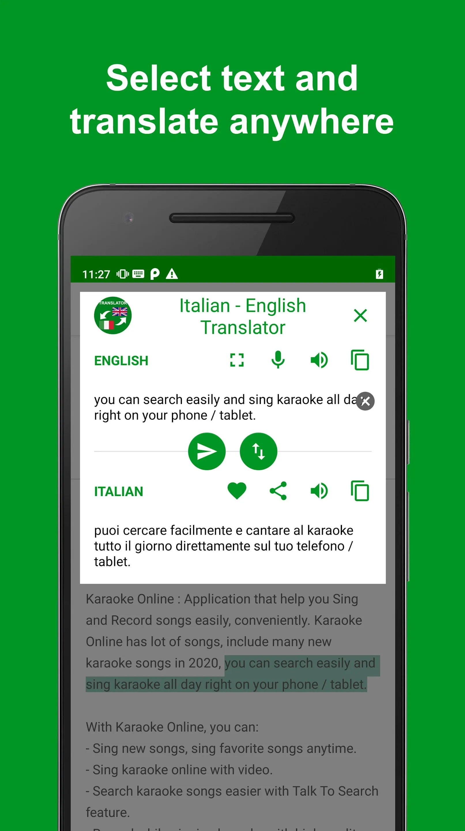 Italian - English Translator | Indus Appstore | Screenshot