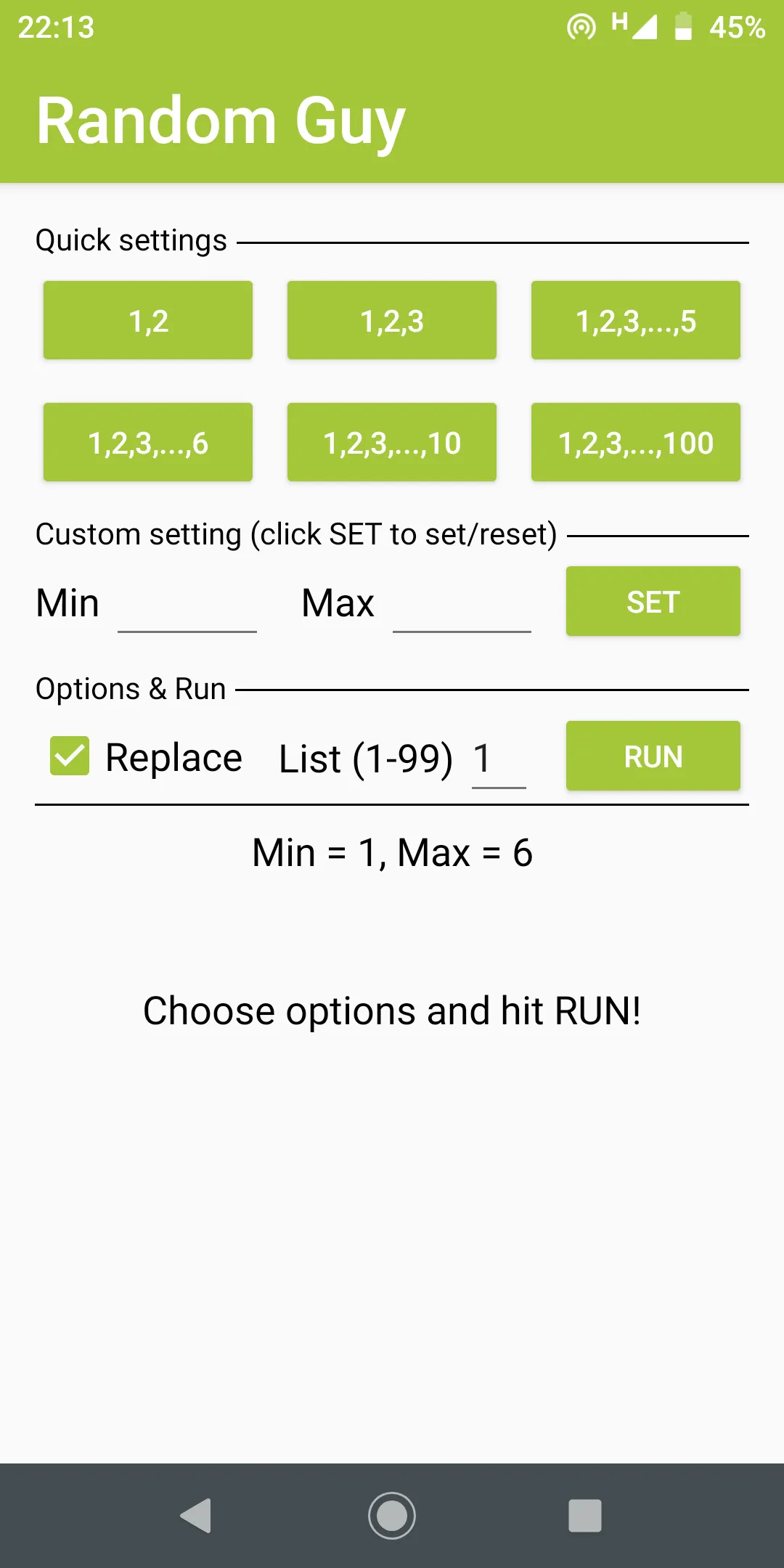 Random Guy - Integer Generator | Indus Appstore | Screenshot