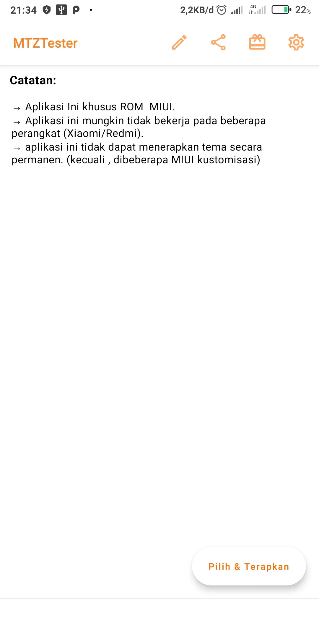 MTZ Tester - Apply MIUI Theme | Indus Appstore | Screenshot