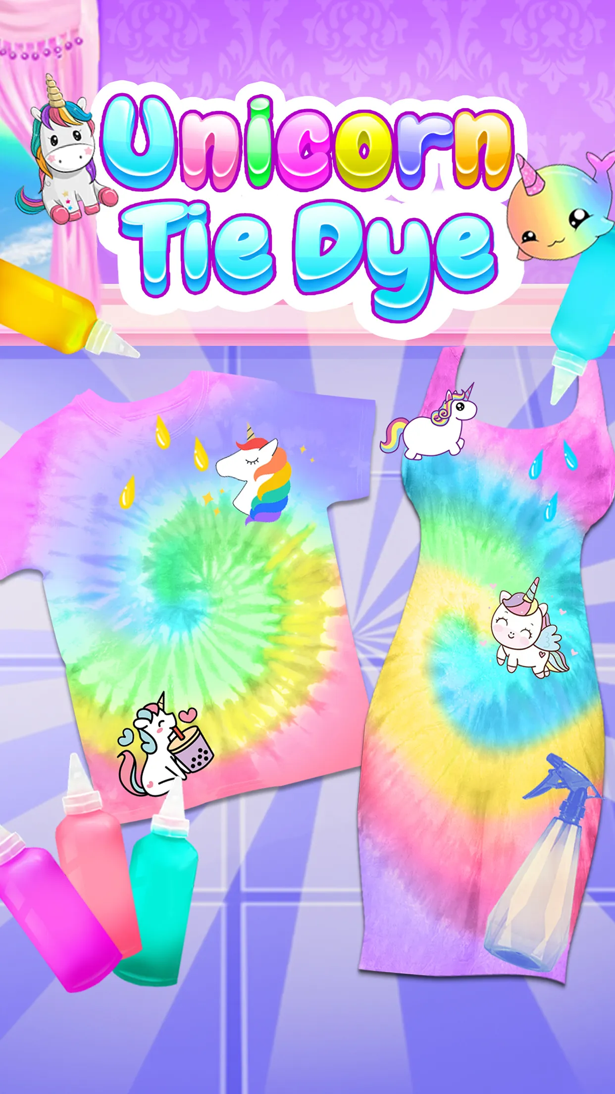 Unicorn Tie Dye | Indus Appstore | Screenshot