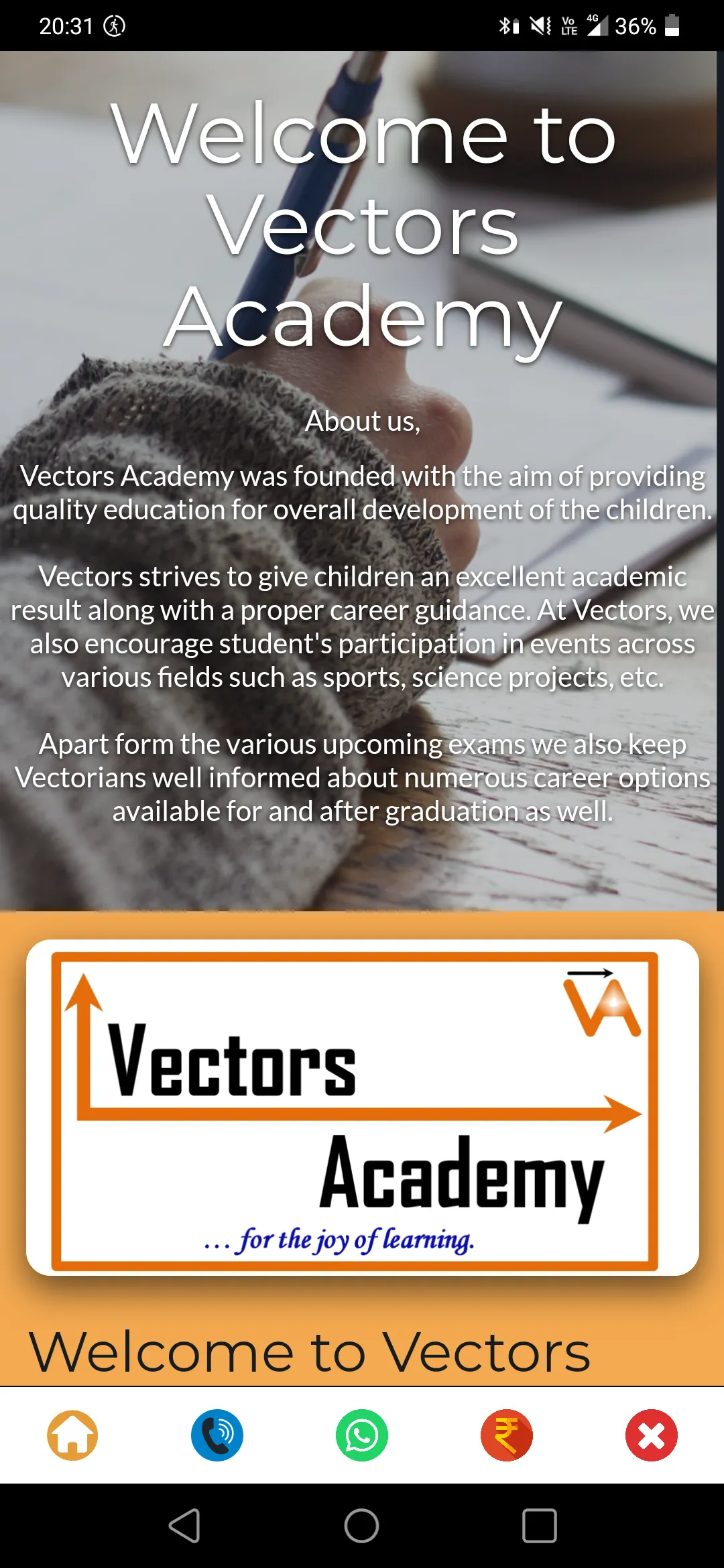 Vectors Academy | Indus Appstore | Screenshot