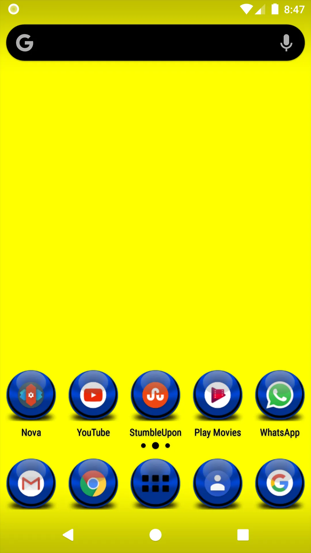 Blue Icon Pack Masked | Indus Appstore | Screenshot