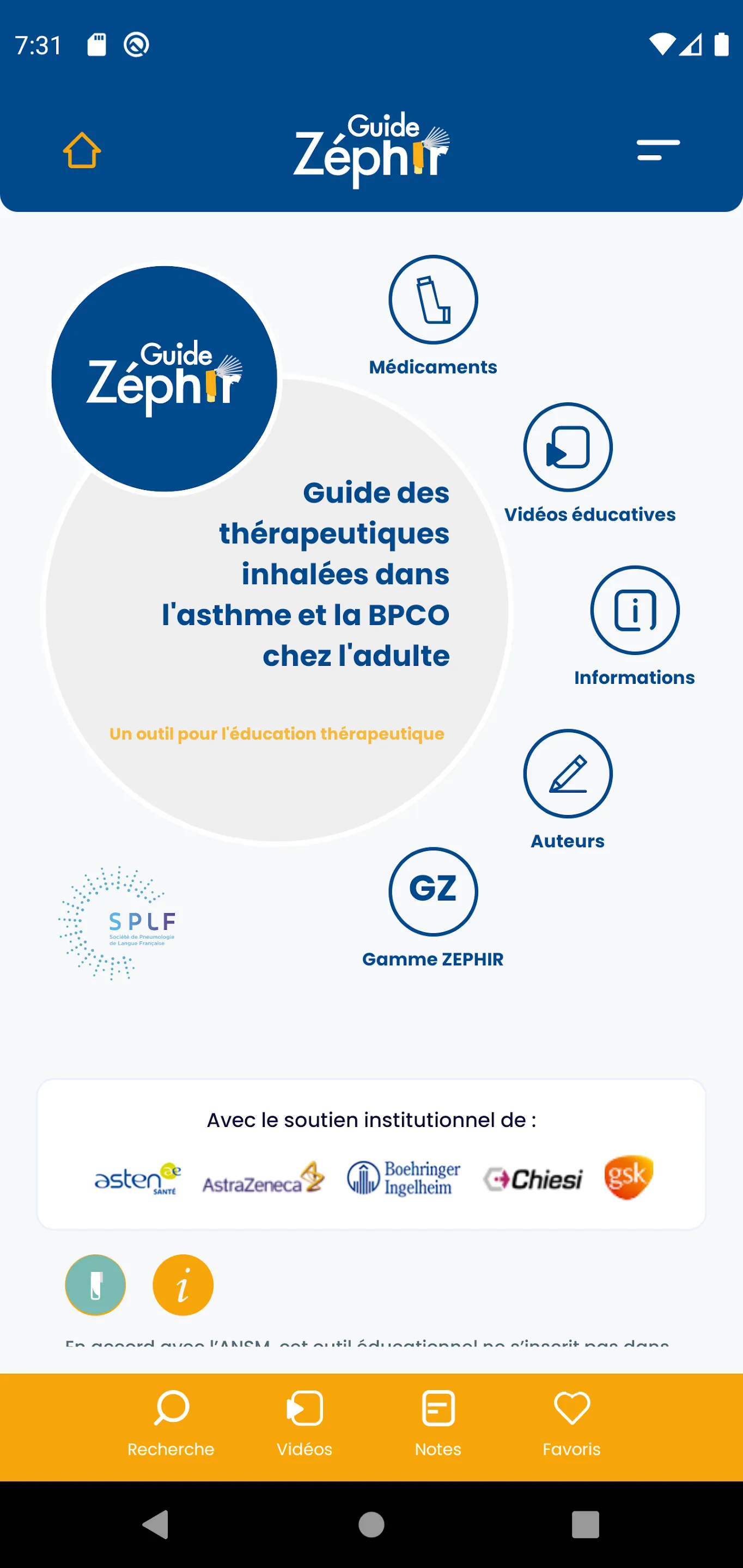 Guide Zéphir | Indus Appstore | Screenshot