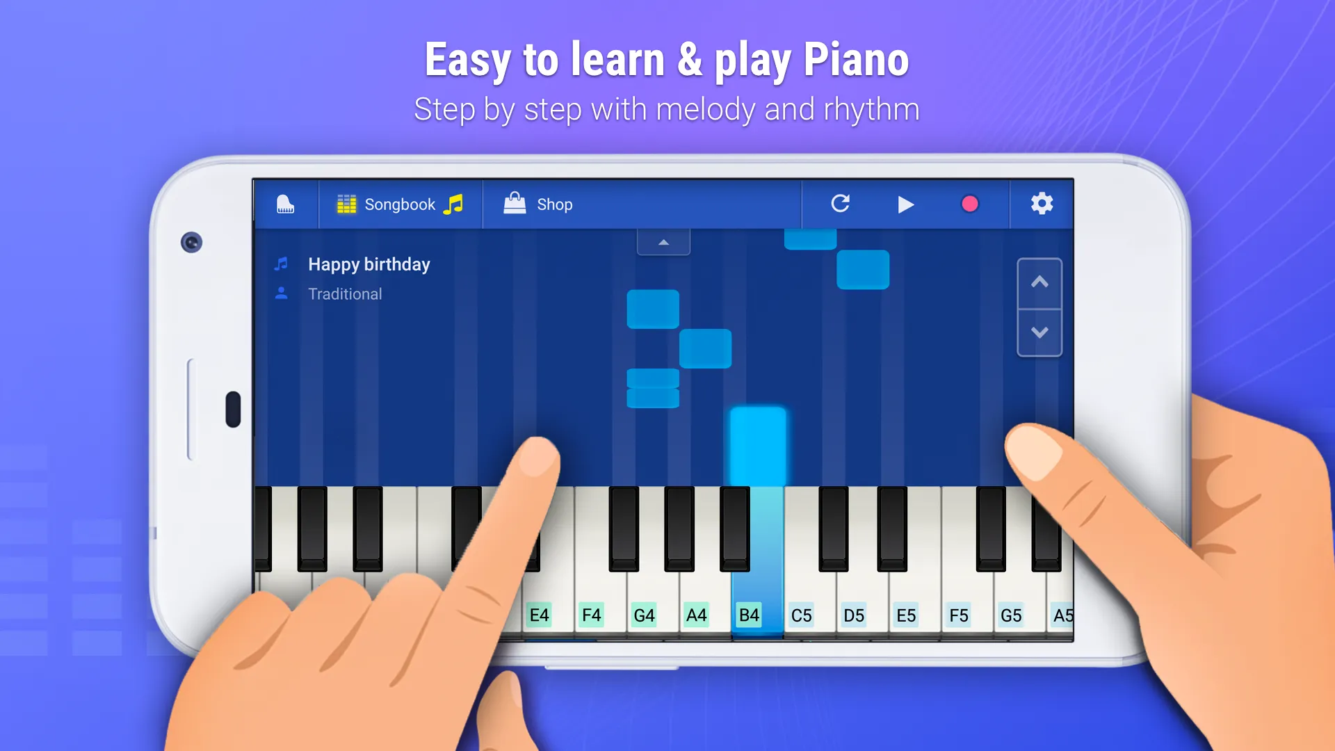 Piano + | Indus Appstore | Screenshot