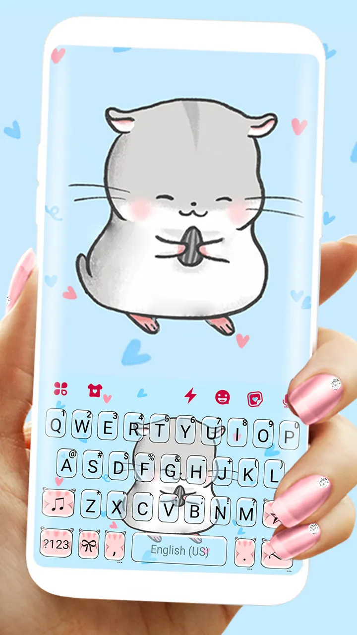 Cute Hamster Theme | Indus Appstore | Screenshot