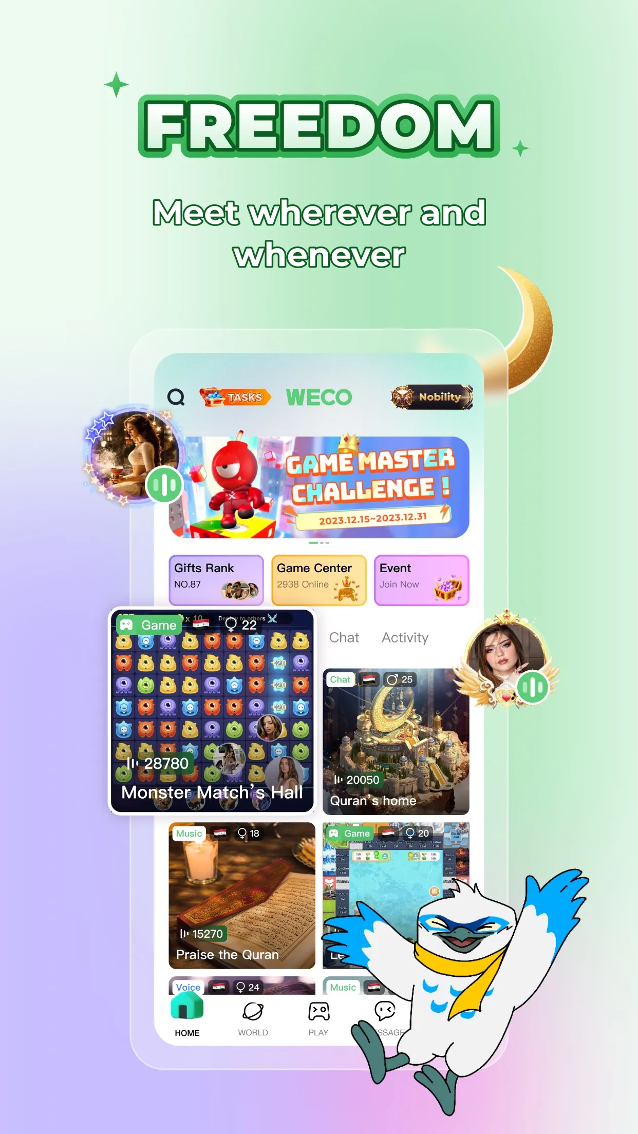 Weco-Friends and Games | Indus Appstore | Screenshot