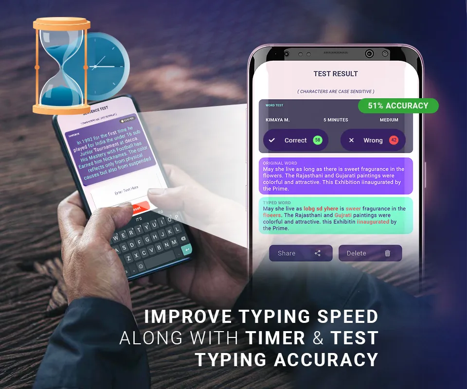 Typing Tester : Typing Speed | Indus Appstore | Screenshot