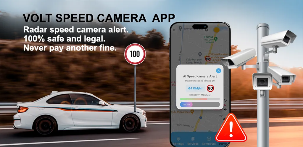 Volt Speed Camera Detector App | Indus Appstore | Screenshot