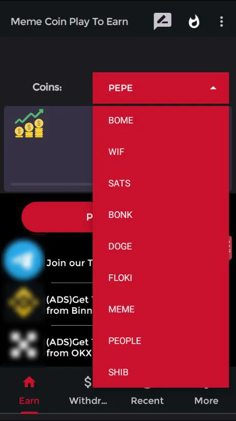 Meme Coin Play To Earn | Indus Appstore | Screenshot