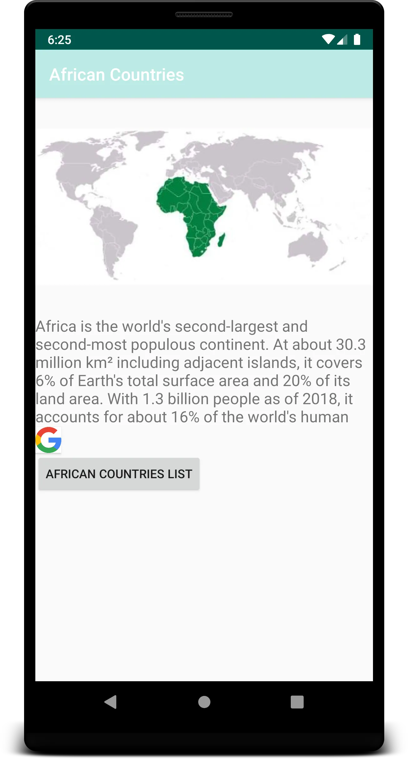 African Countries | Indus Appstore | Screenshot