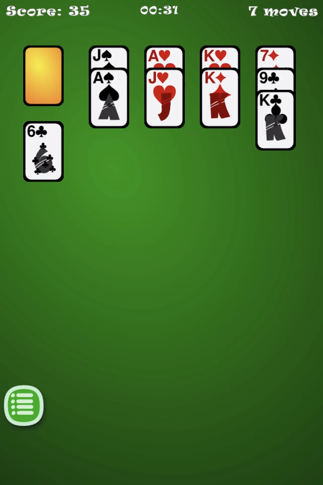 Classis Aces Up Solitaire Game | Indus Appstore | Screenshot