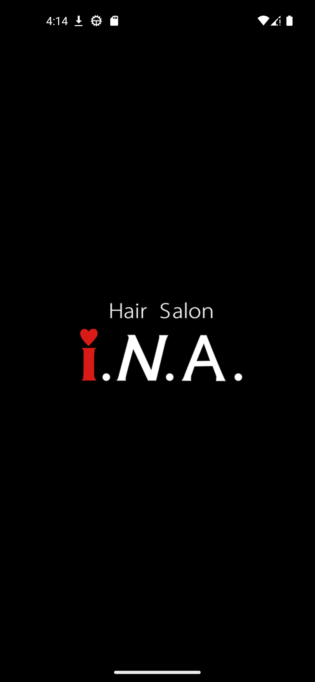 Hair Salon i.N.A　公式アプリ | Indus Appstore | Screenshot