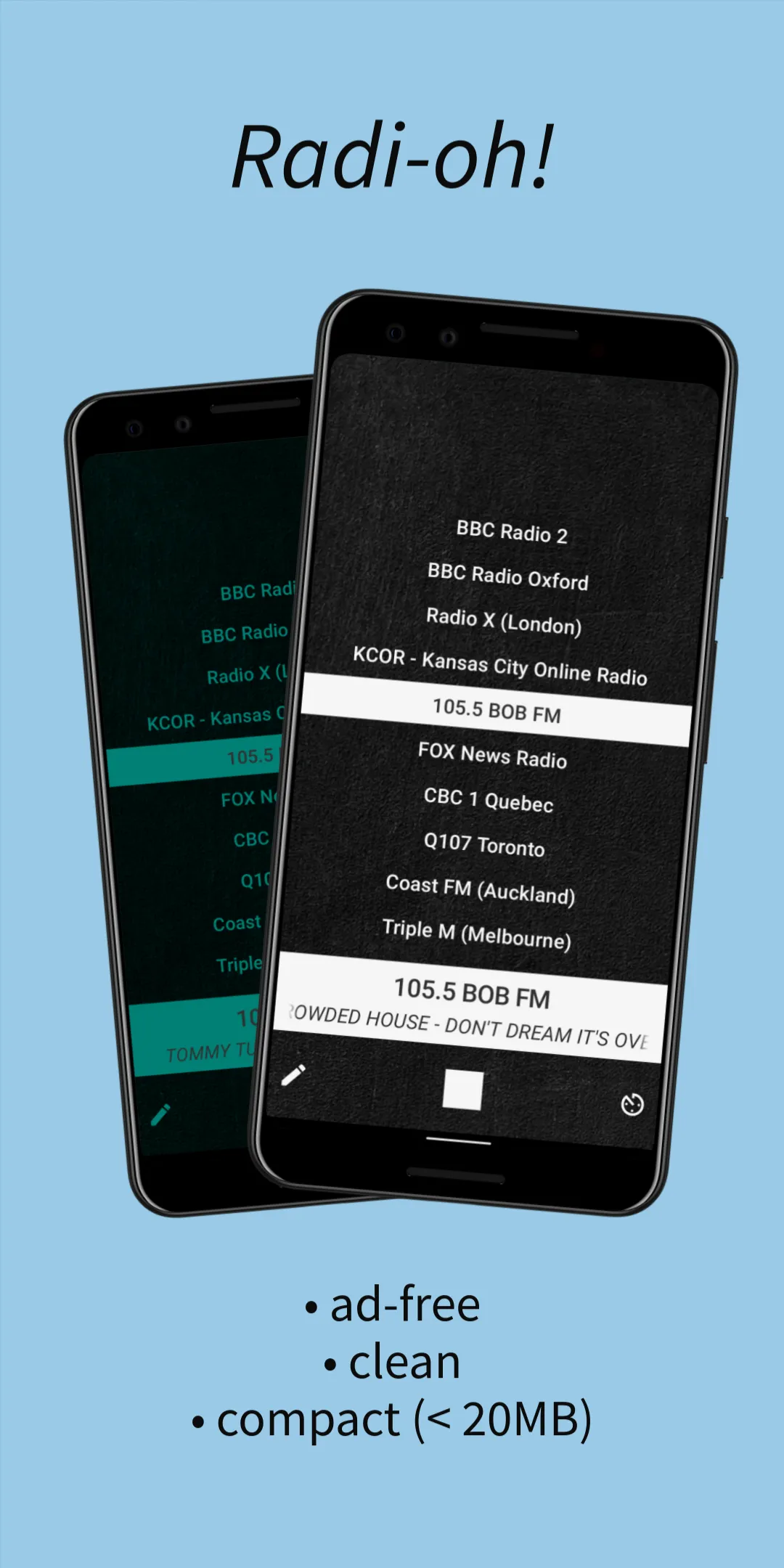 Radi-oh! - Simple radio player | Indus Appstore | Screenshot