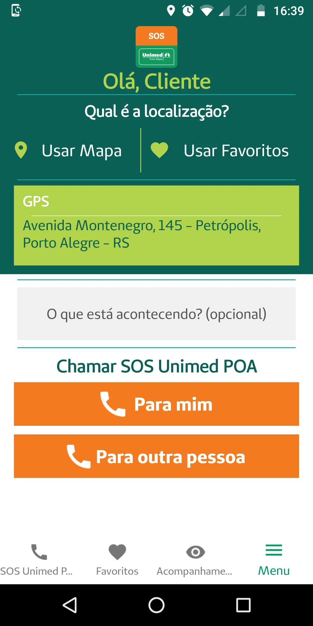 SOS Unimed POA | Indus Appstore | Screenshot